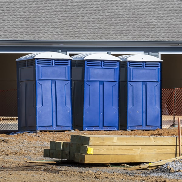 how can i report damages or issues with the portable restrooms during my rental period in Los Nopalitos TX